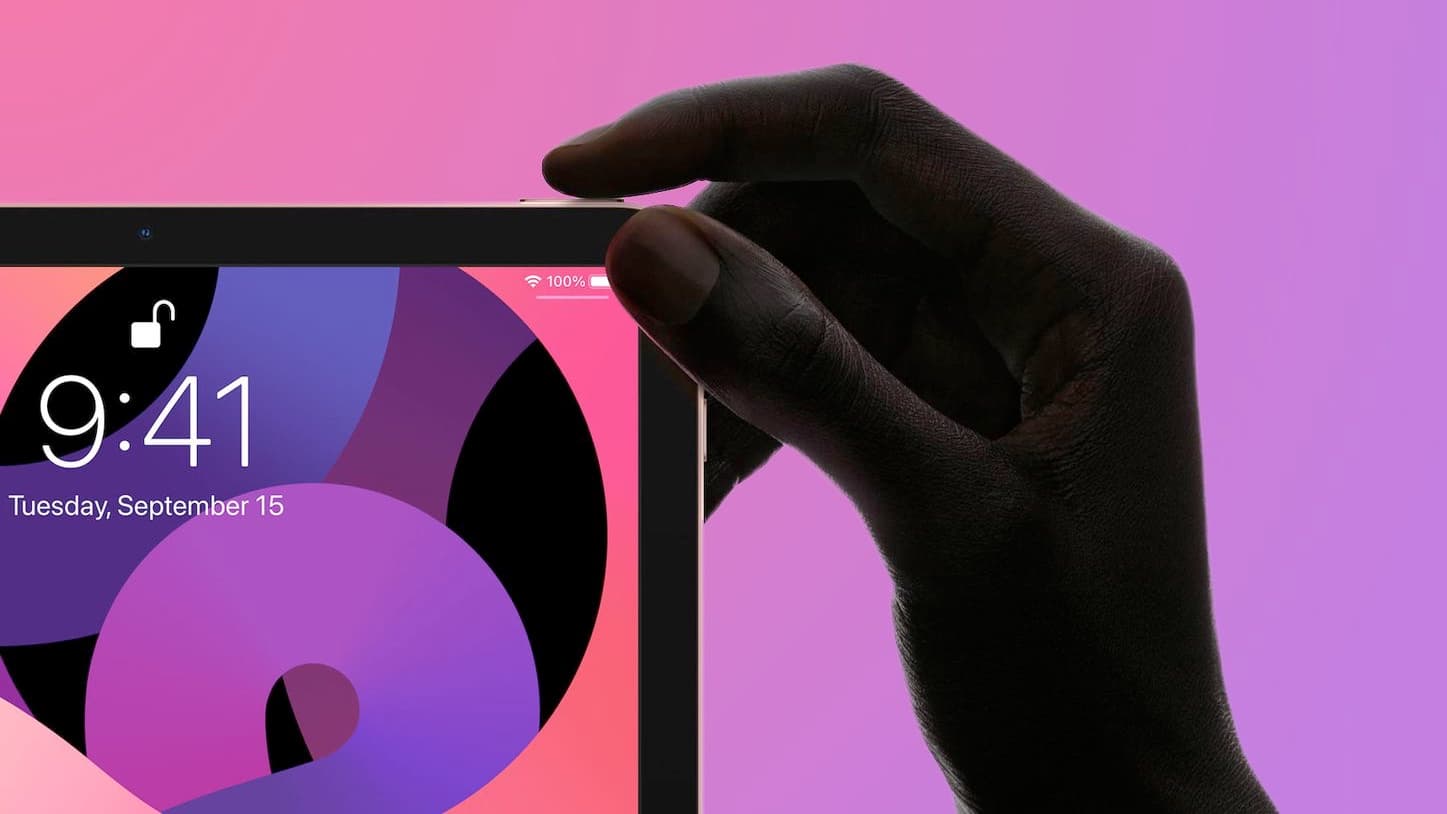 Touch ID u iPadu Air | Zdroj: Apple