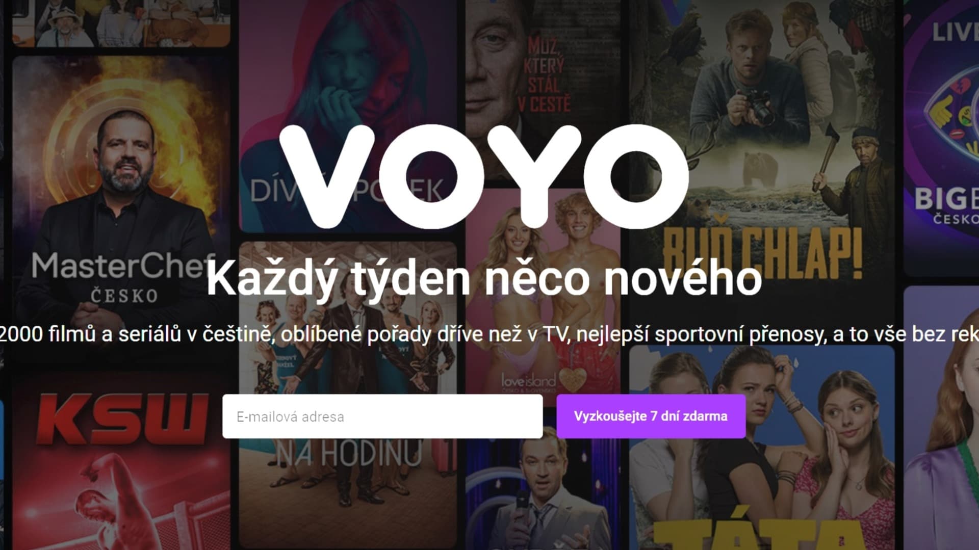 Vzhledem se Voyo velmi podobá Netflixu