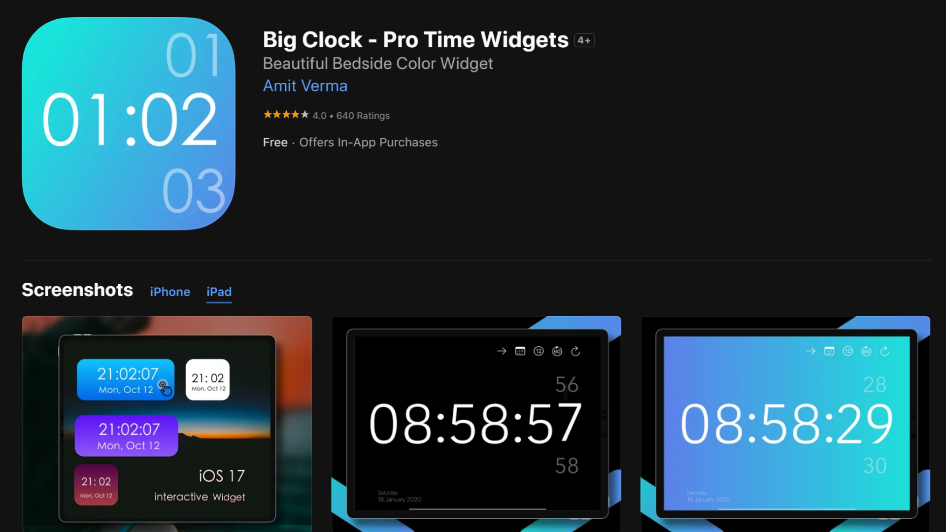 Big Clock - Pro Time Widge