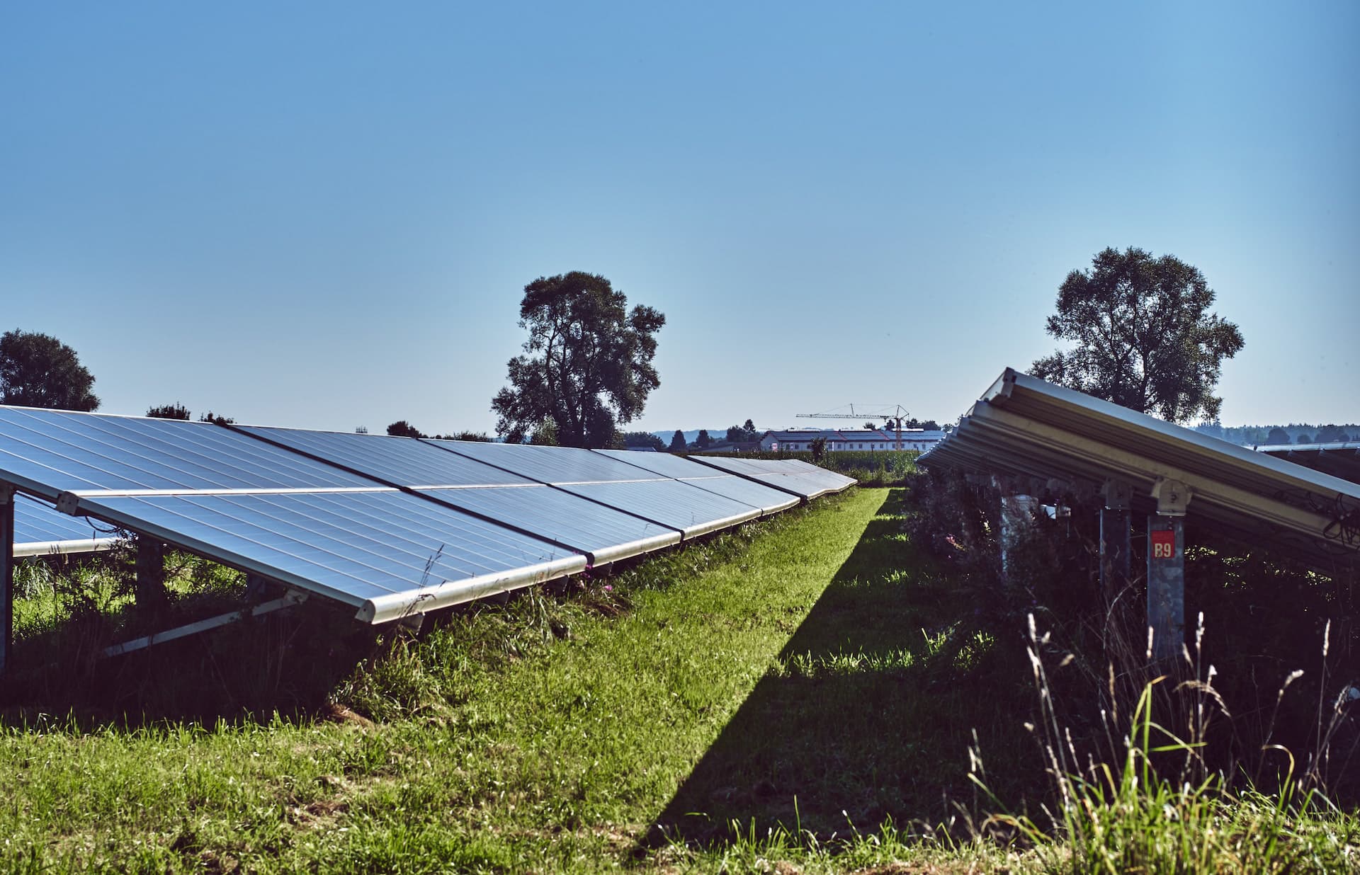 Fotovoltaické panely farma