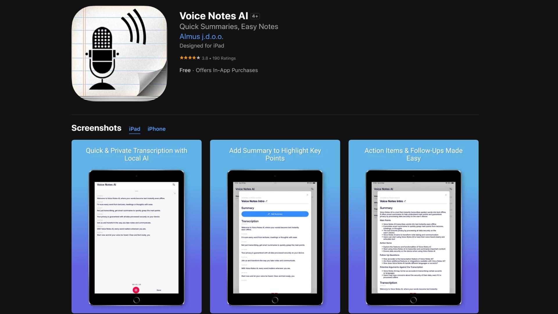 Voice Notes AI