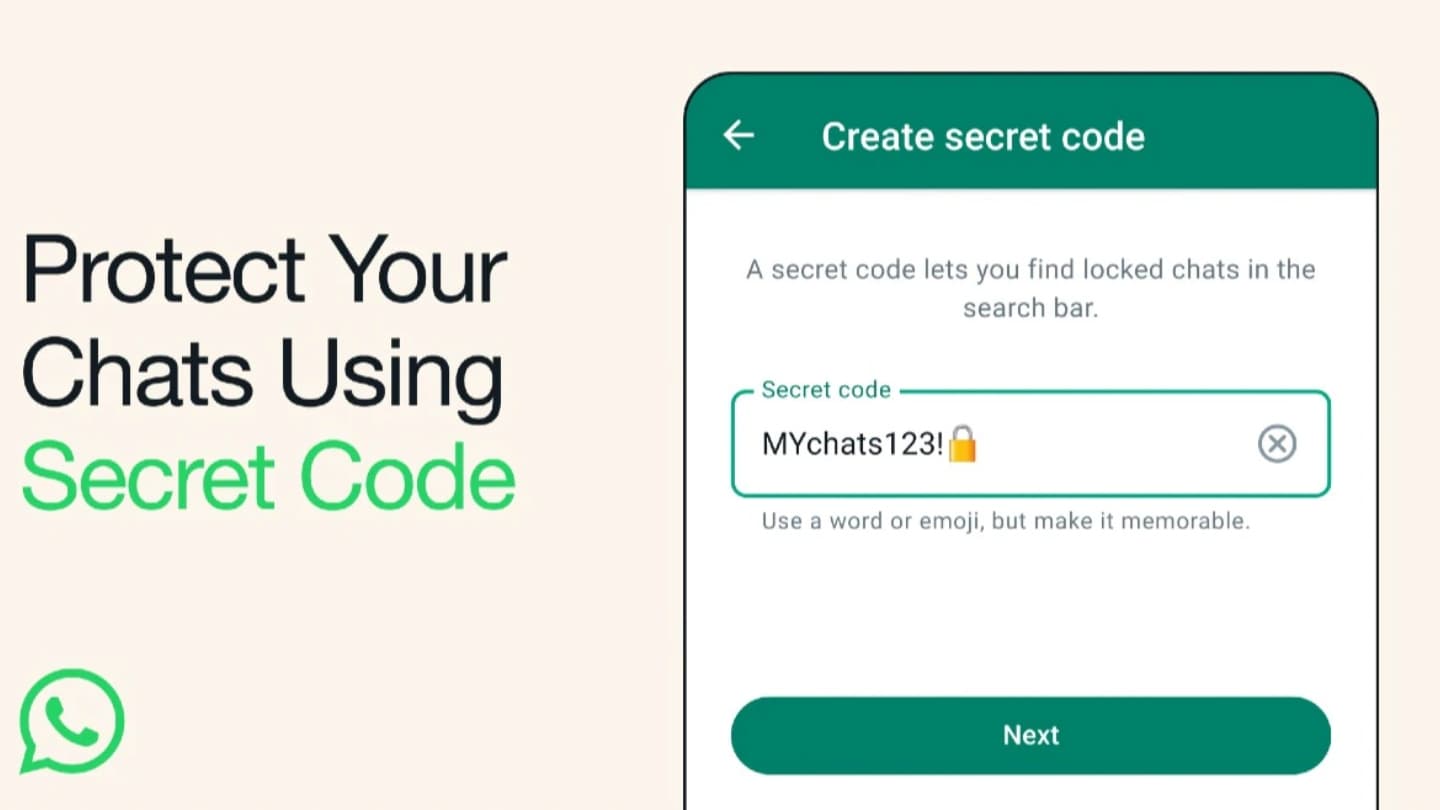 WhatsApp zavádí tajný kód pro uzamčení chatu i mezi propojenými zařízeními