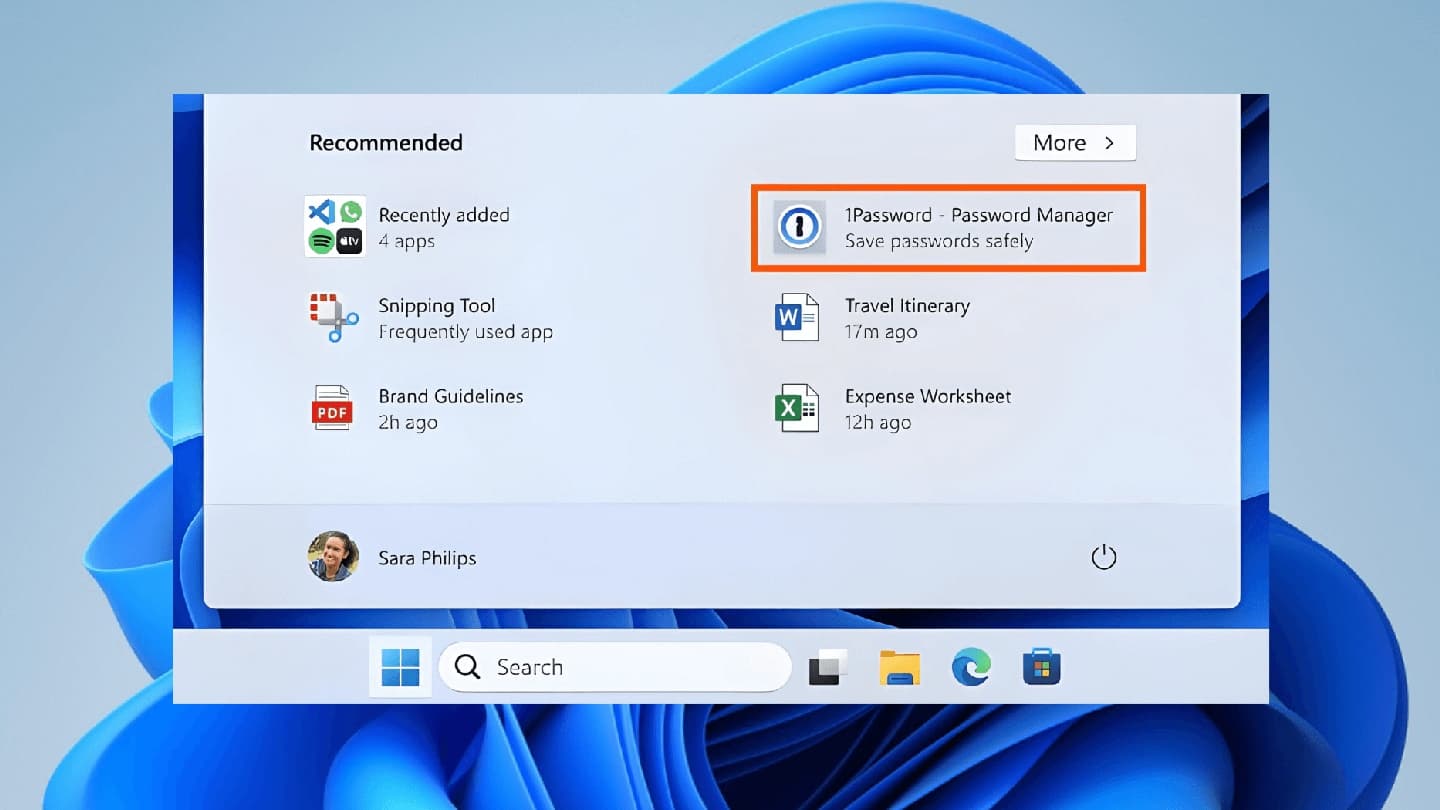 Taktoby mohla vypadat nabídka Start u Windowsu 11 s reklamami