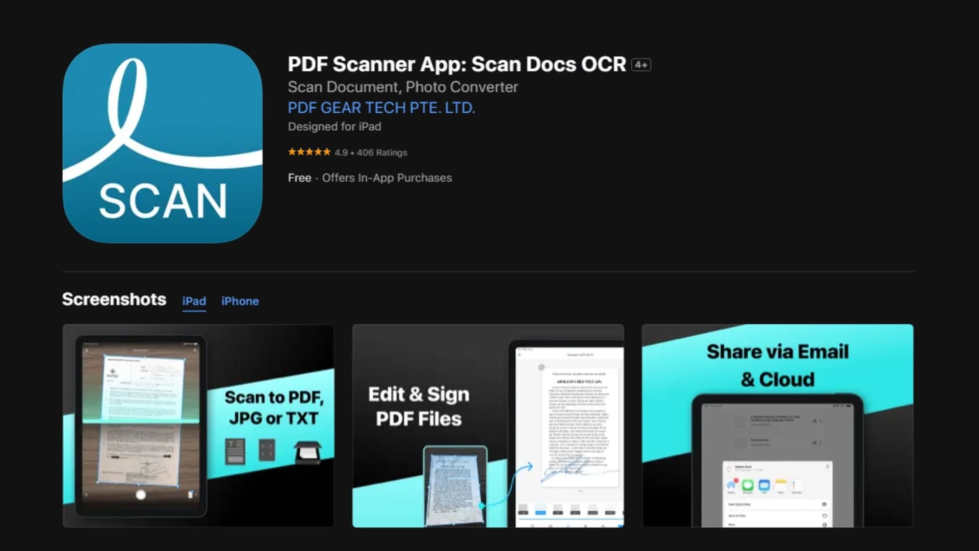 PDF Scanner App Scan Docs OCR