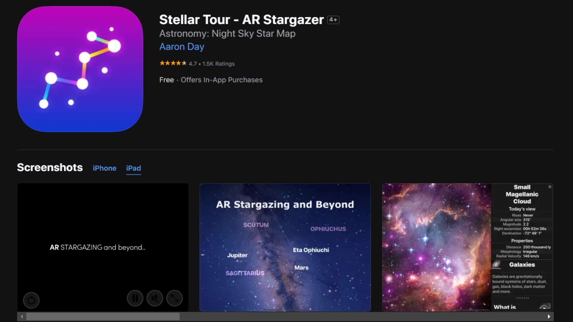 Stellar Tour - AR Stargazer