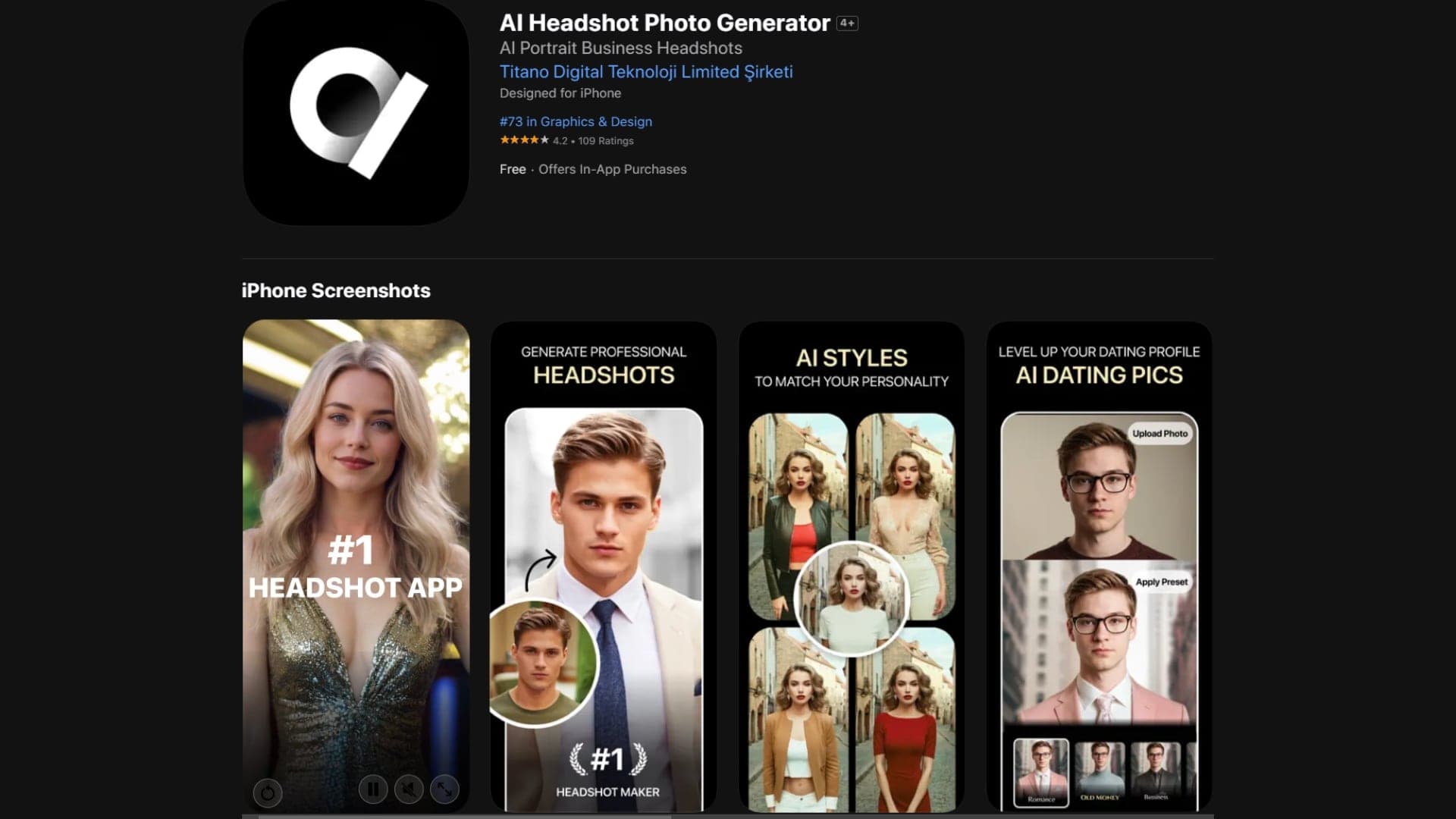 AI Headshot Photo Generator