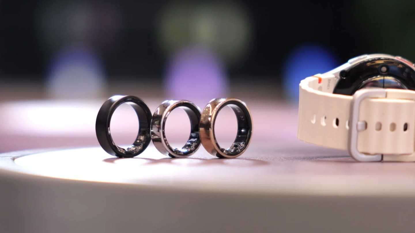 Samsung Galaxy Ring barevné varianty