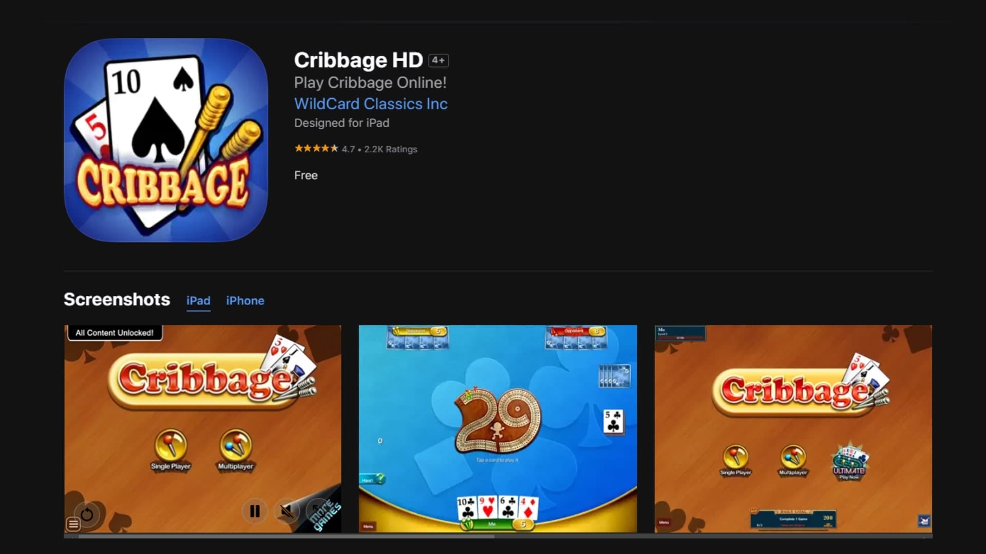 Cribbage HD