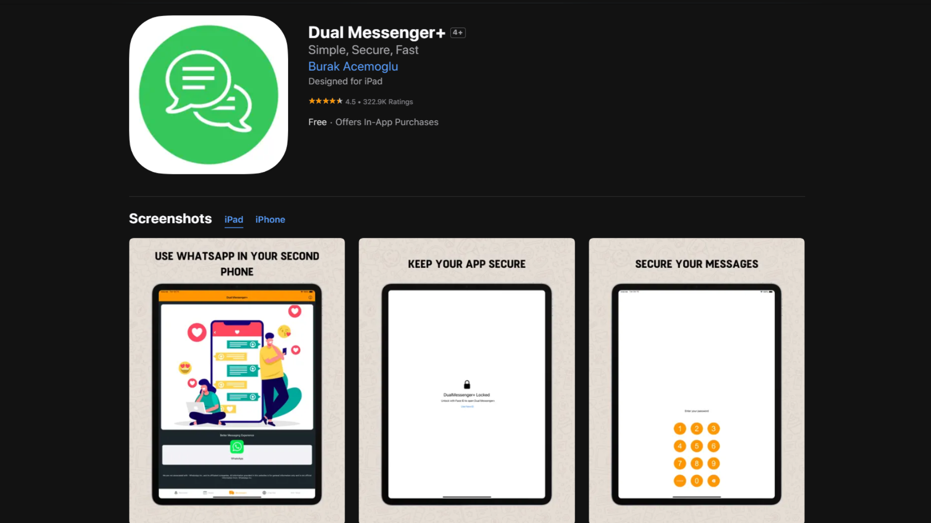 Dual Messenger+