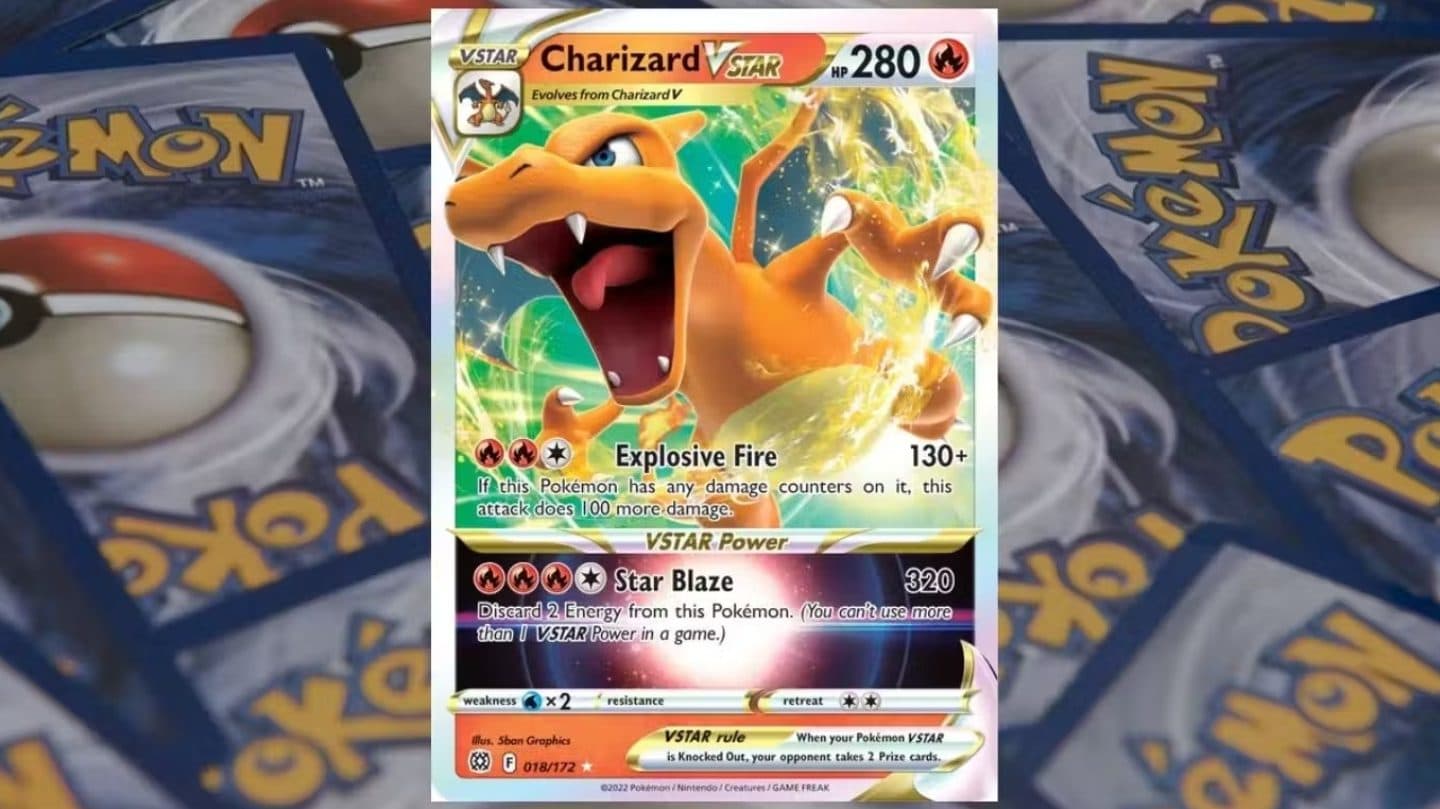 Pokémon karta Charizard