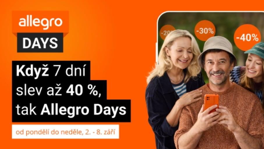 Allegro Days nabídnou slevy až 40 %