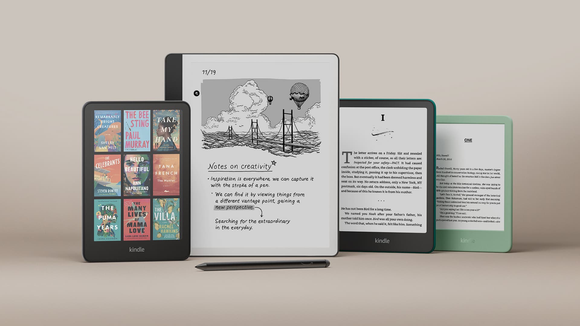 Kindle Scribe od Amazonu se přiblížil klasickému tabletu. Má nový stylus a AI