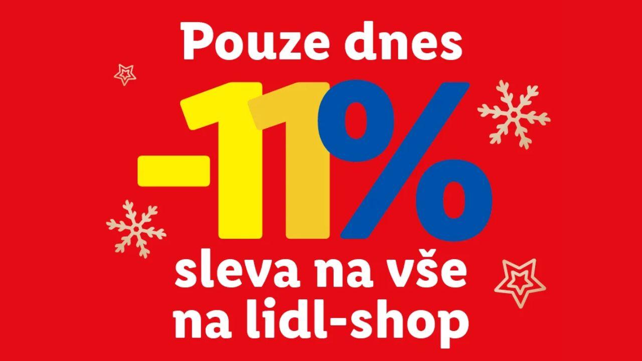 Lidl shop nabízí speciální slevu -11 %