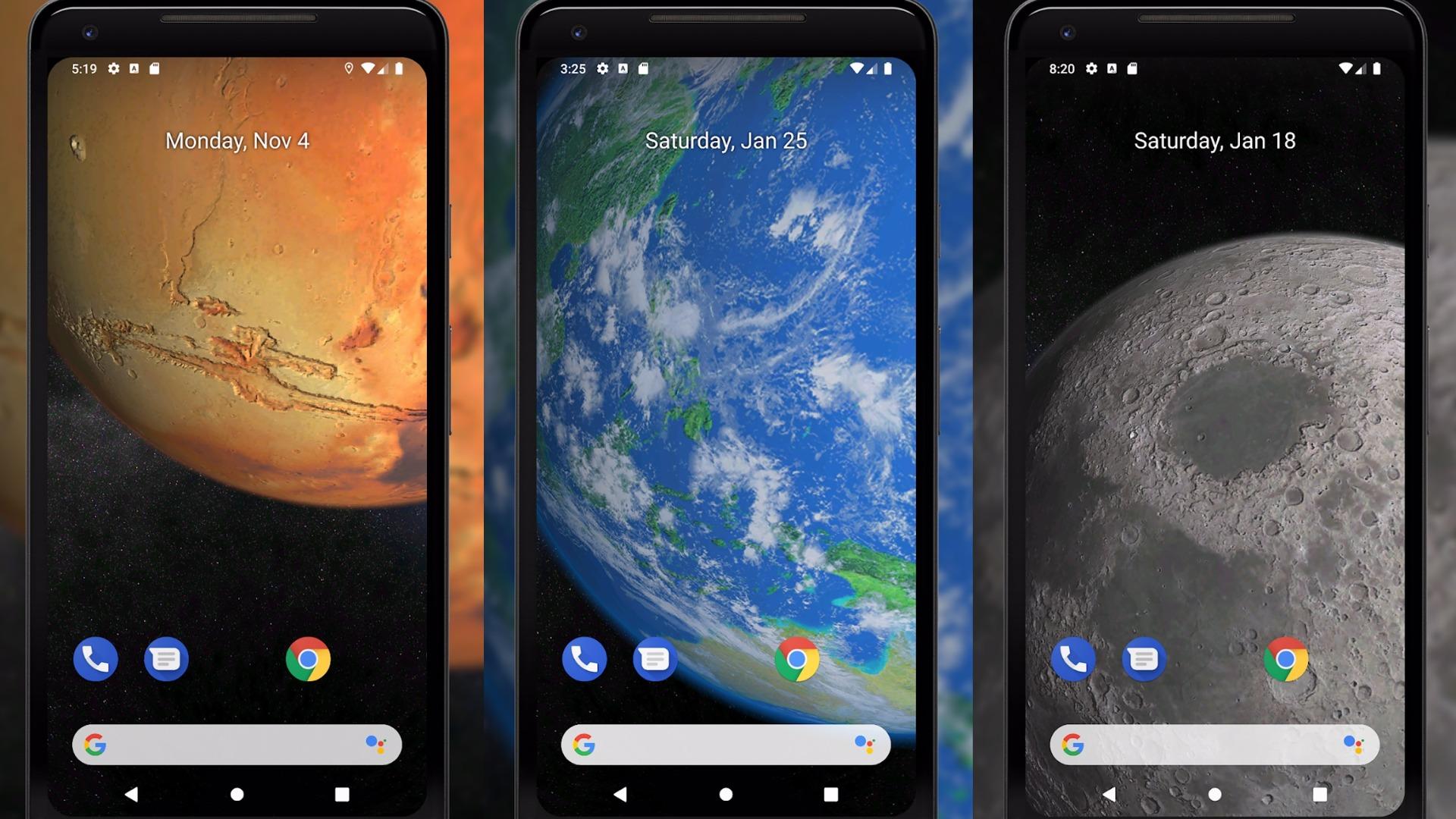 Planets 3D Live Wallpaper