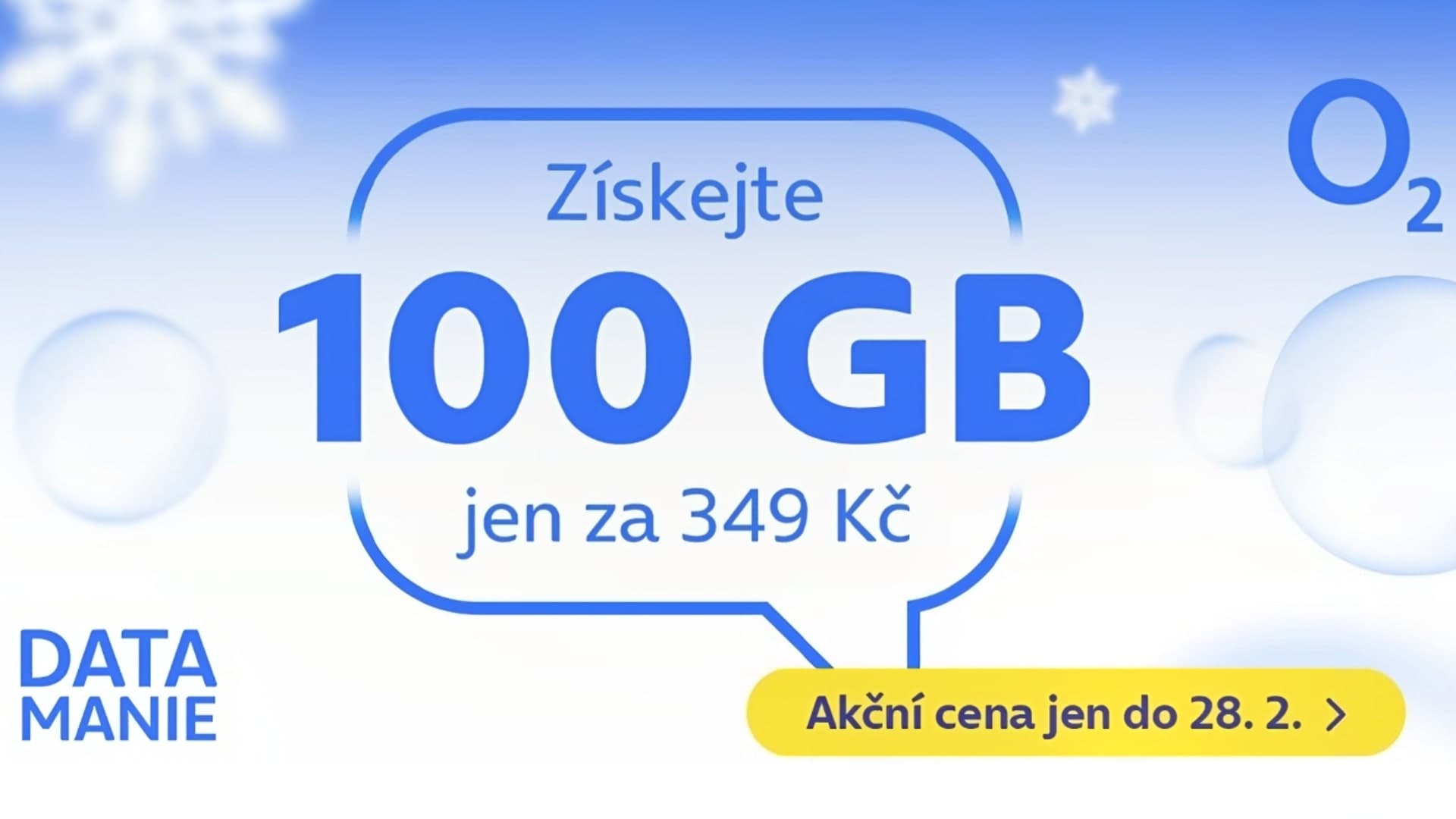 O2 Datamanie 100 GB | foto: O2