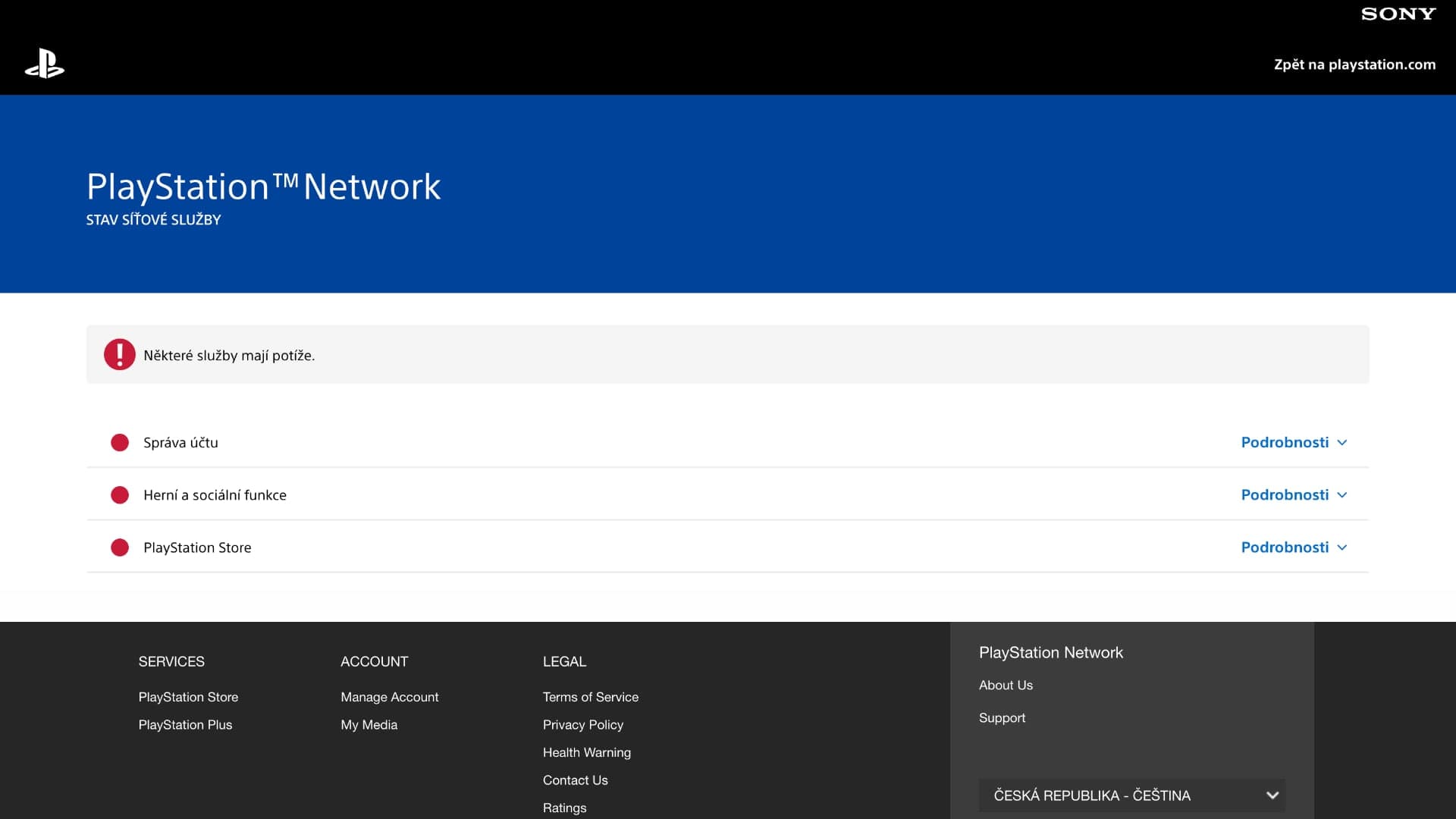 PlayStation Network nefunguje | foto: Luboš Srb