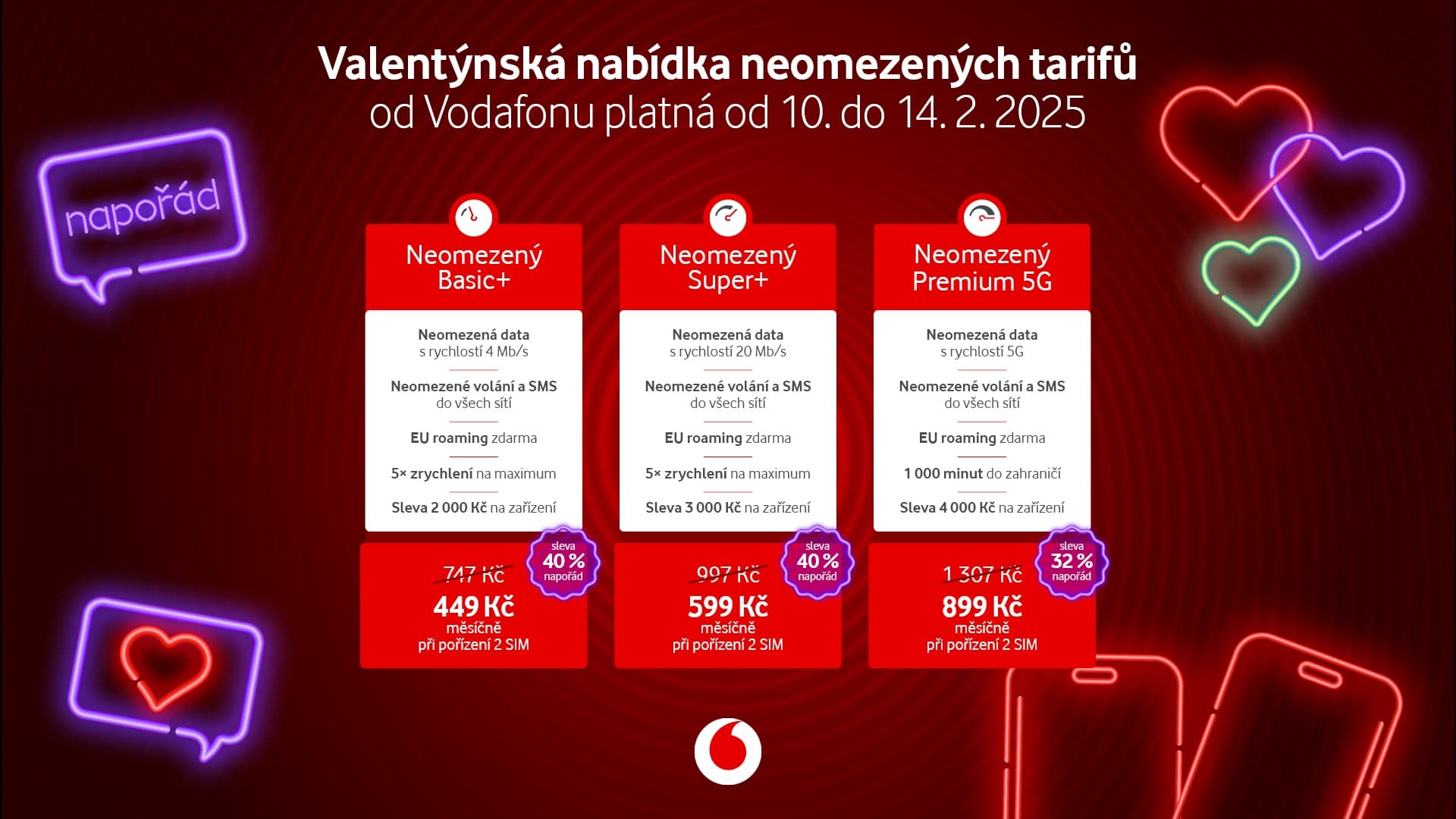 Valentýnská akce Vodafone | foto: Vodafone