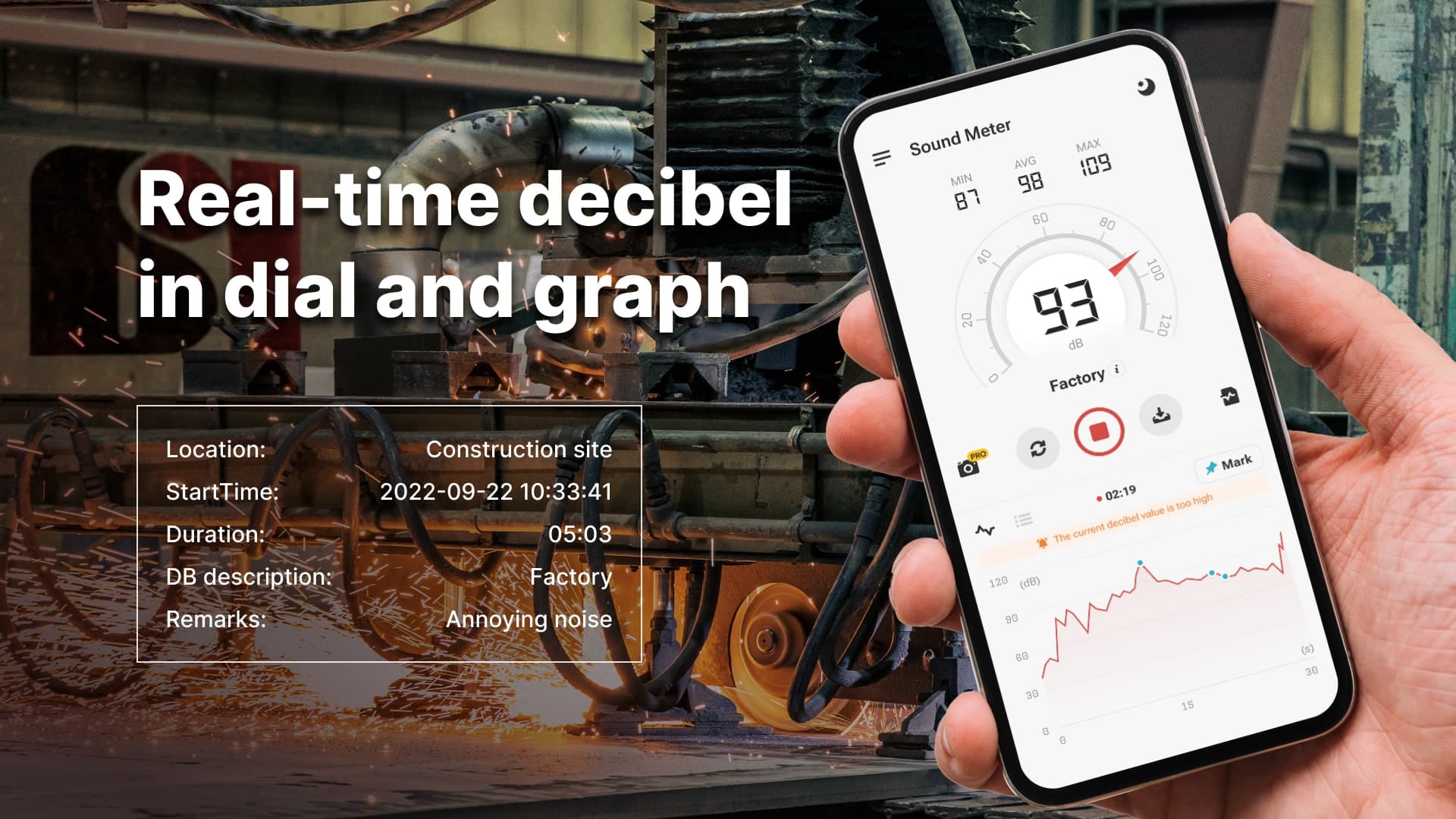 Sound Meter and Noise Detector 