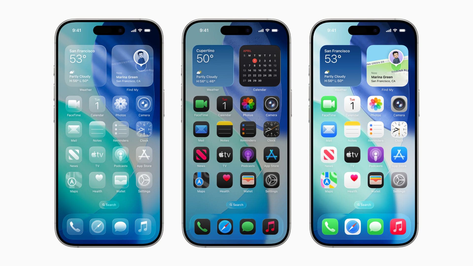 Nový iOS 26 a jeho design Liquid Glass | foto: Apple