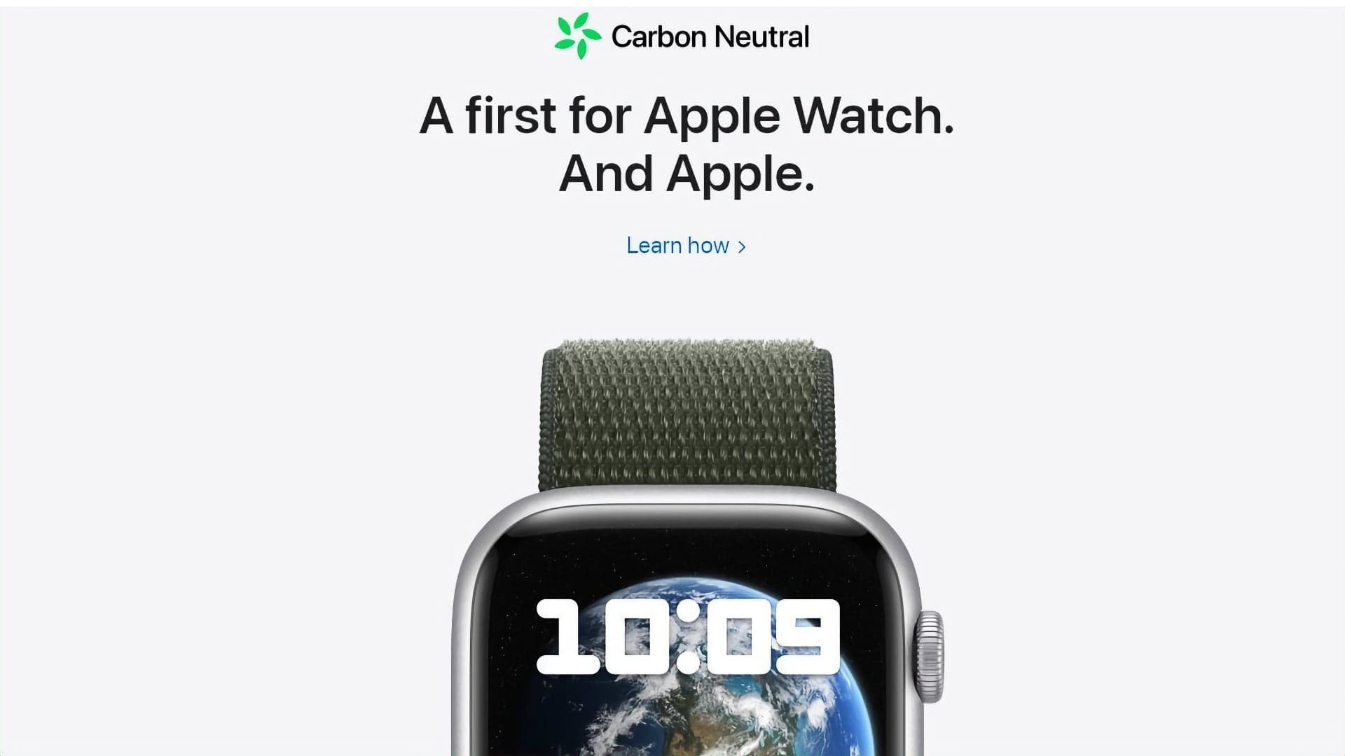 Uhlíkově neutrální Apple Watch dle webu výrobce | foto: Apple