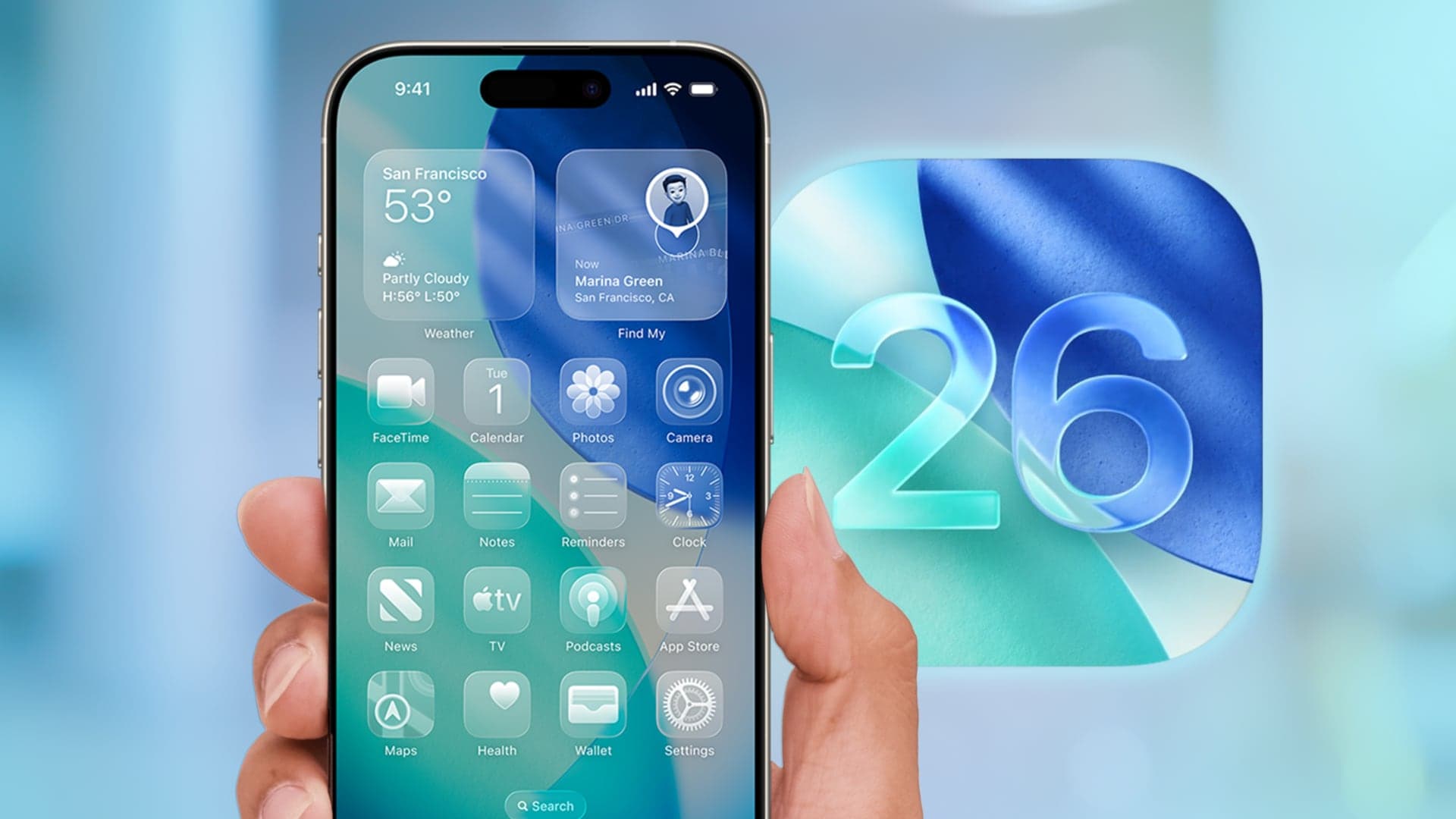 iOS 26 na iPhone | foto: Tom's Guide