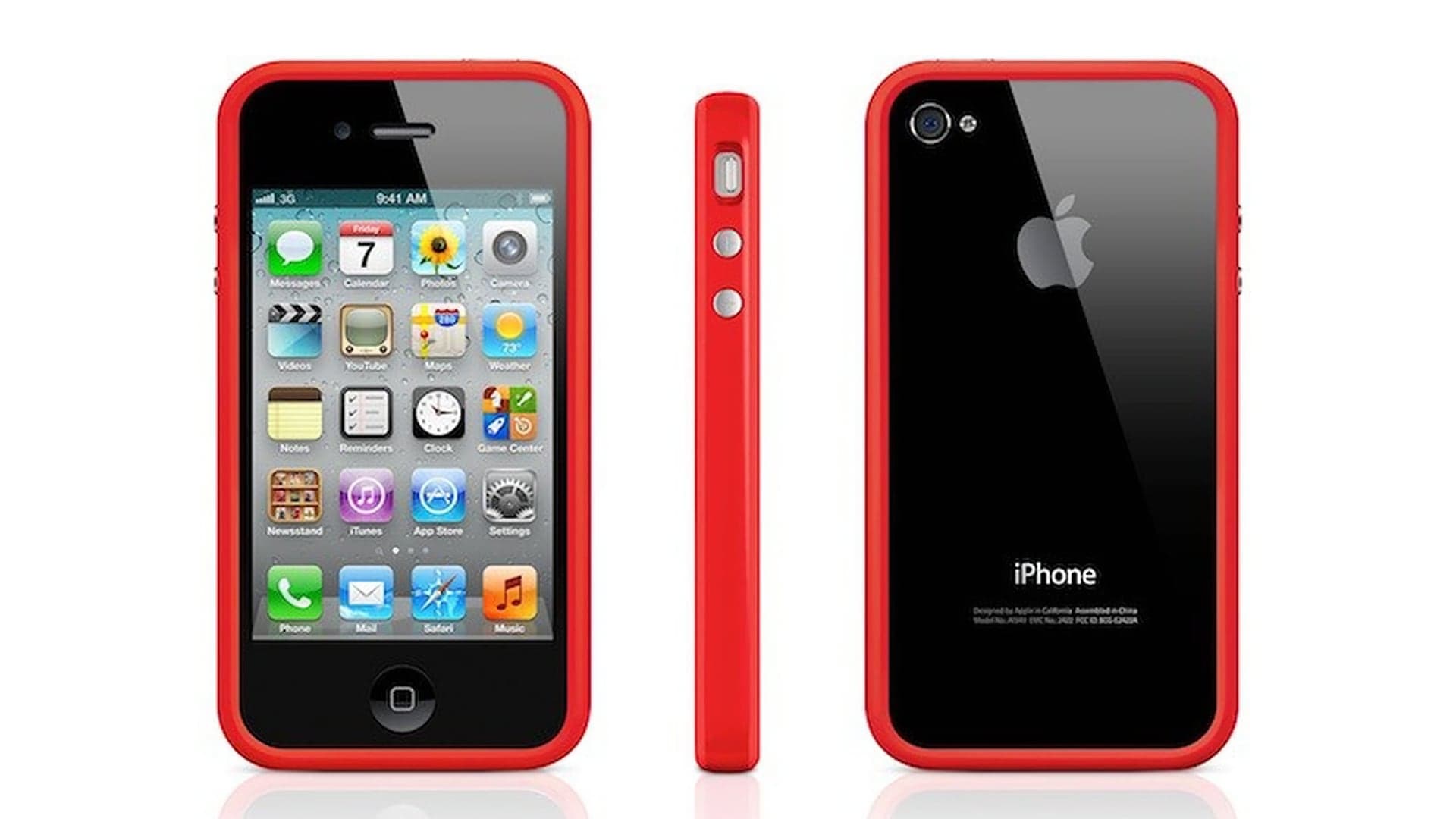 Bumper case na legendárním iPhone 4 | foto: Apple