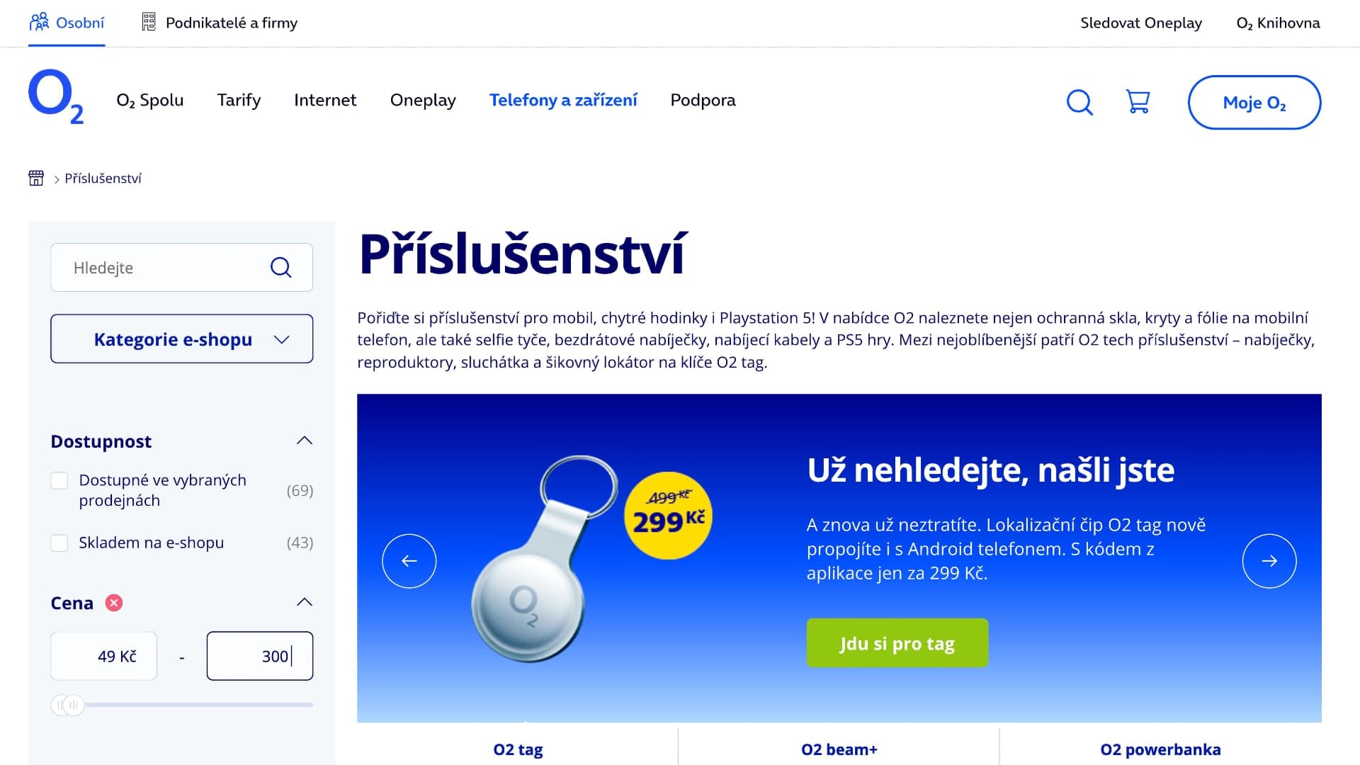 E-shop společnosti O2 | foto: Luboš Srb