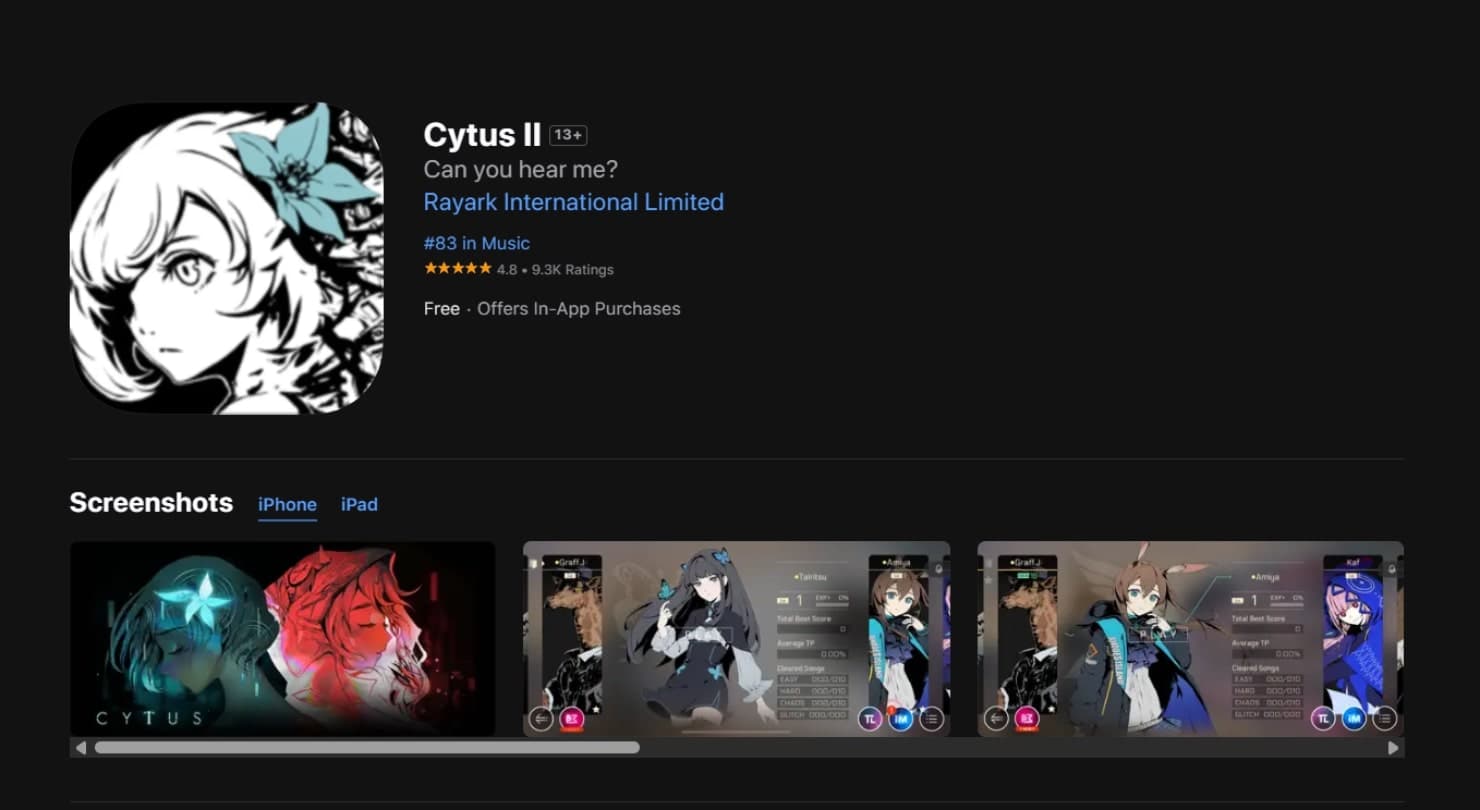 Cytus II