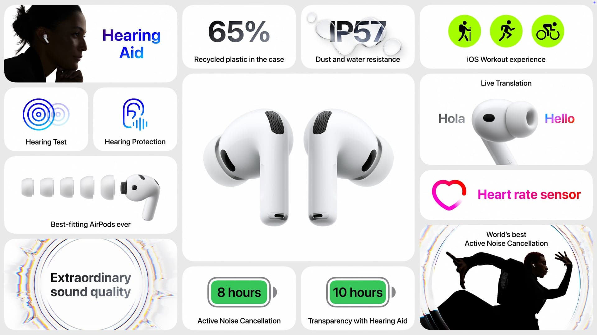 AirPods Pro 3 | foto: Apple