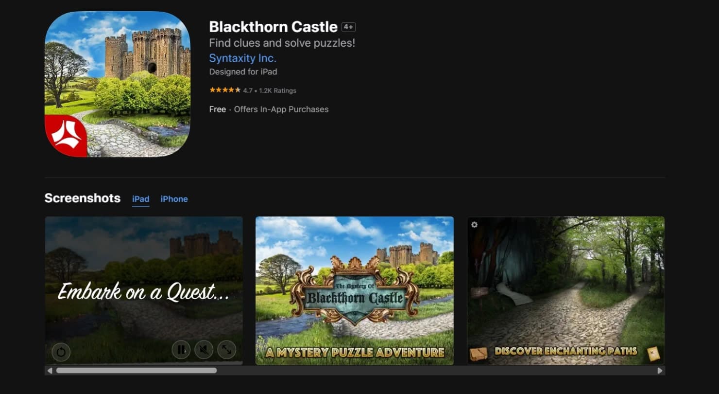 Blackthorn castle