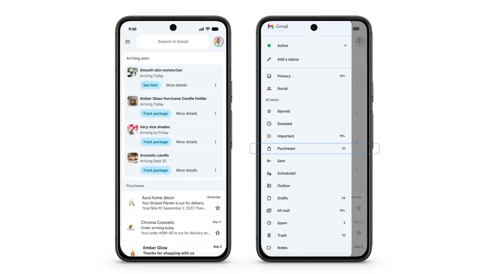 Nový funkce sumarizující online nákupy | foto: Google