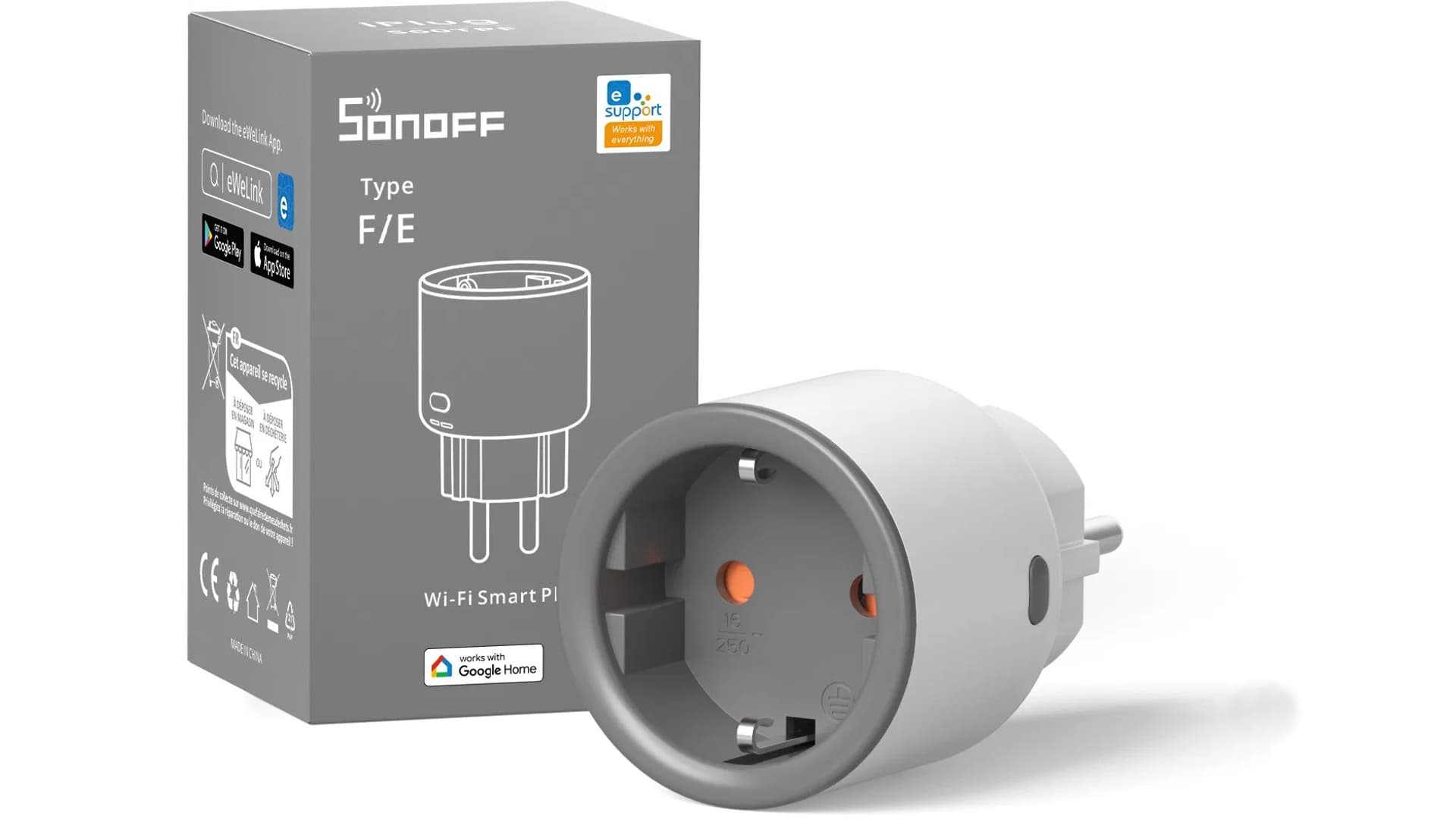 Chytrá zásuvka SONOFF iPlug Wi-Fi Smart Plug (S60 Series) | Zdroj: Alza