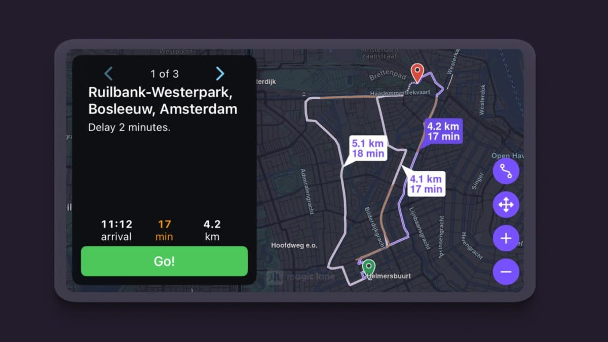 Navigace Magic Earth | Zdroj: Magic Earth