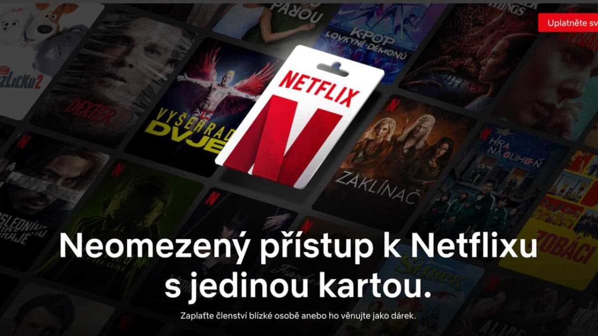 Dárková karta Netflix | Zdroj: Netflix