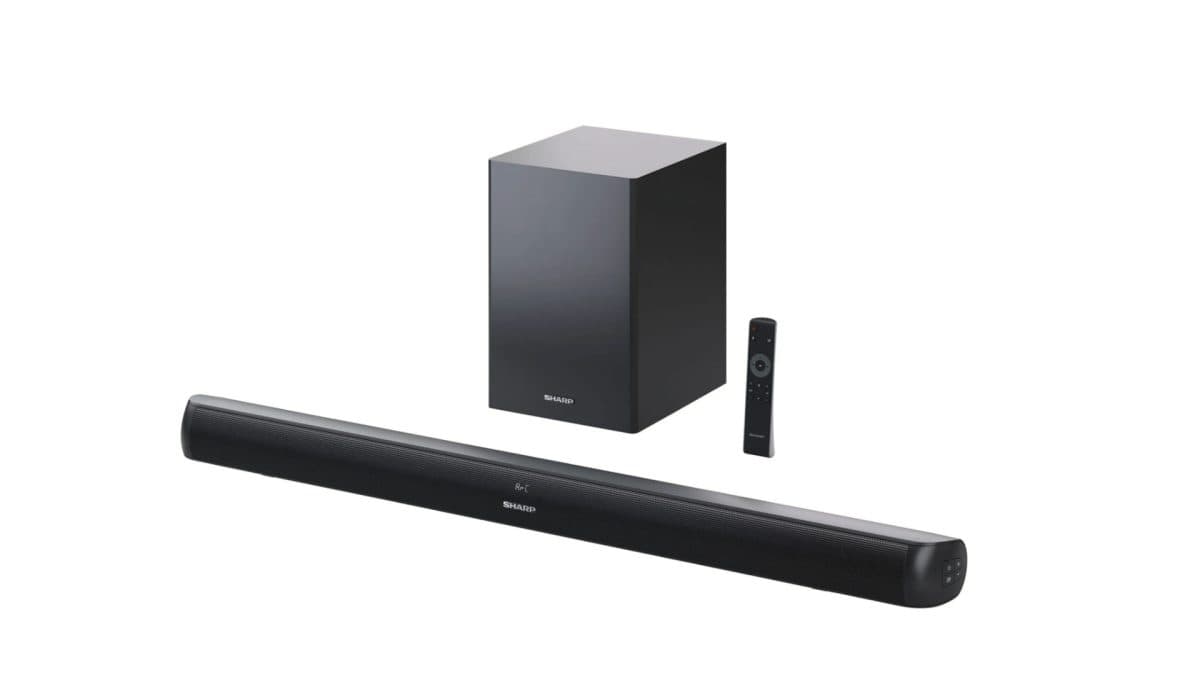 Soundbar a subwoofer od Sharp | Zdroj: Lidl
