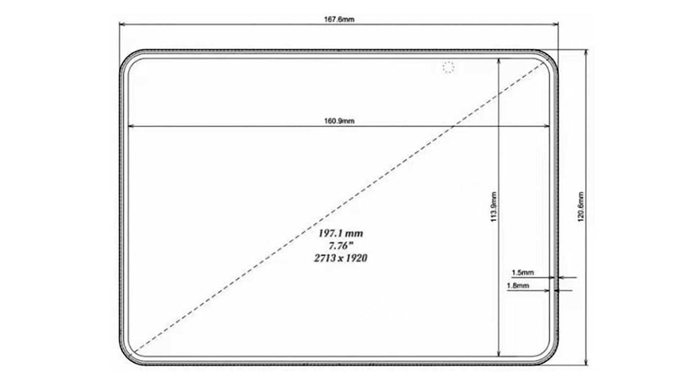 iPhone Fold v otevřeném stavu | Zdroj: iPhone Ticker
