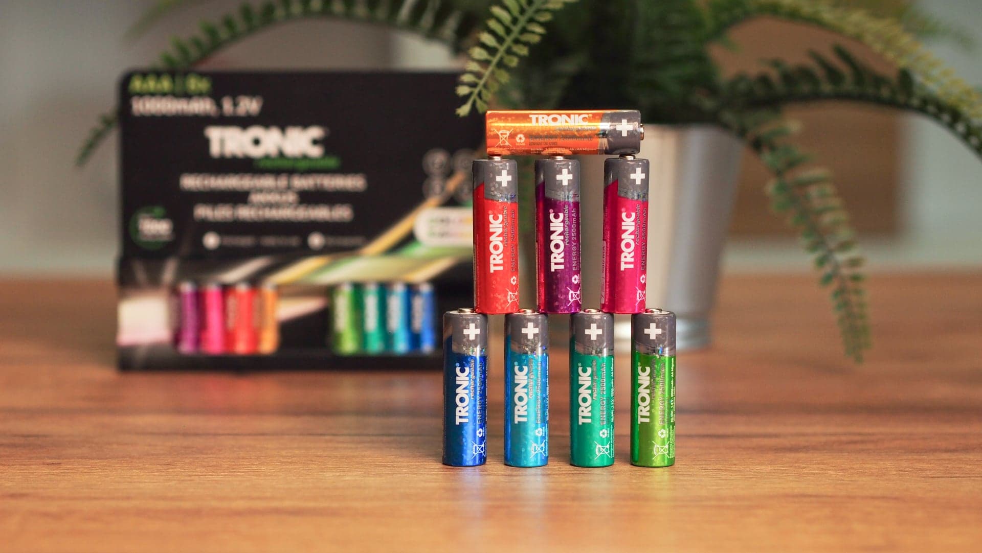 Tužkové baterie AA značky Tronic z Lidlu | Zdroj: Luboš Srb