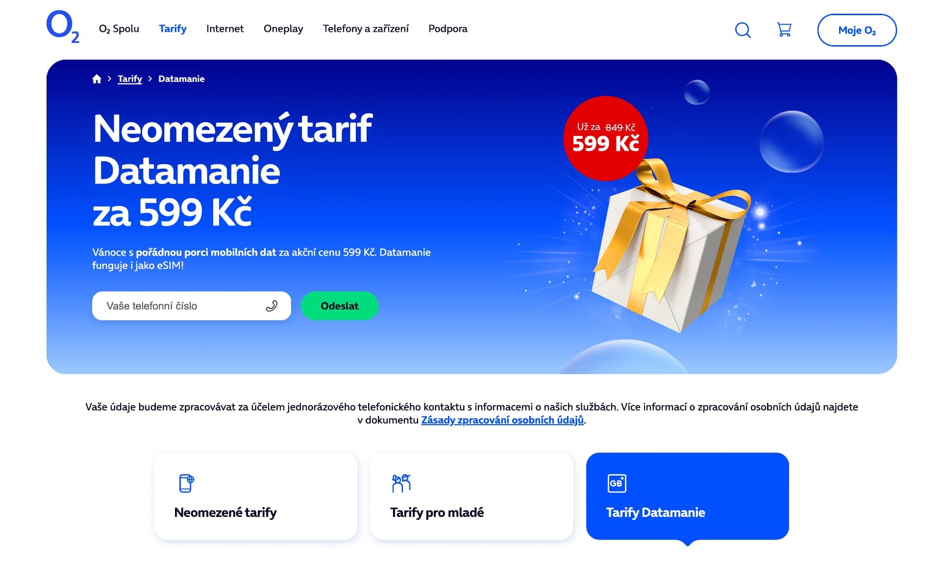 O2 Datamánie | Zdroj: O2