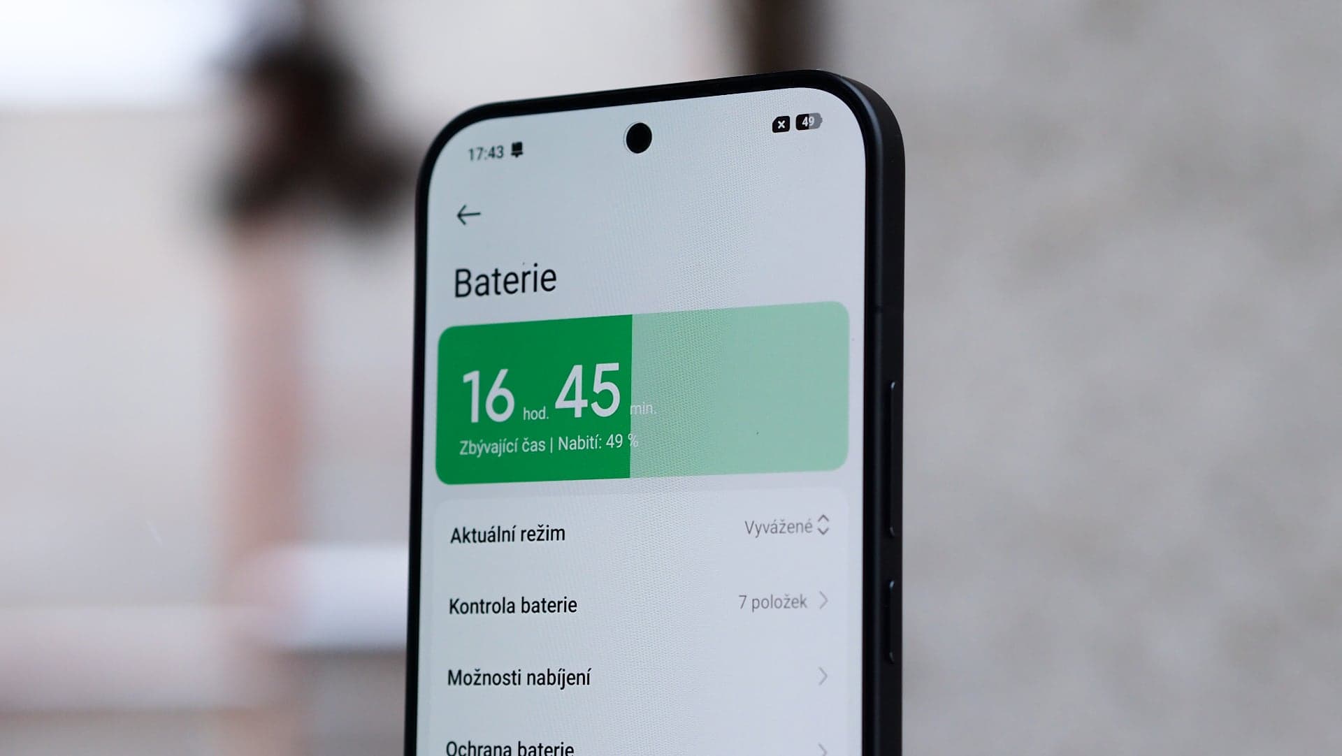 Poco F8 Ultra, baterie | Zdroj: Luboš Srb