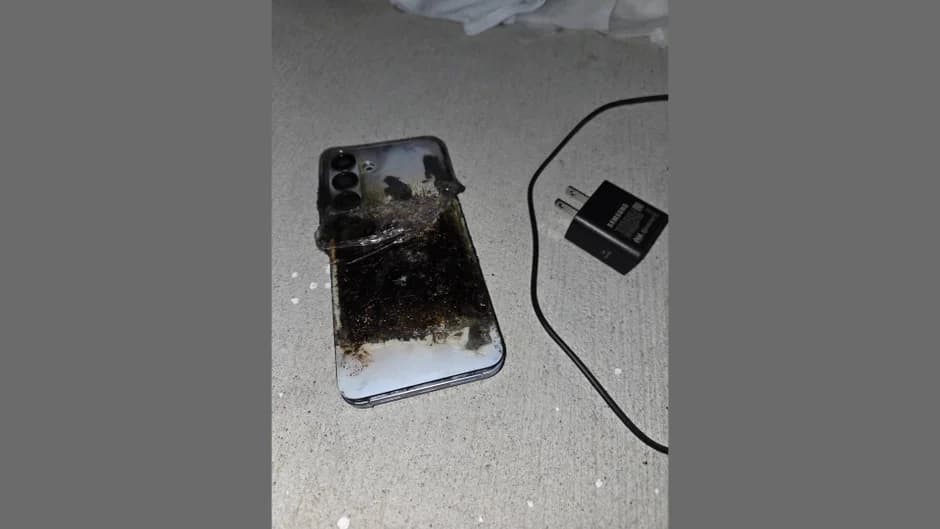 Samsung Galaxy S25+ po výbuchu | Zdroj: scoopofwei