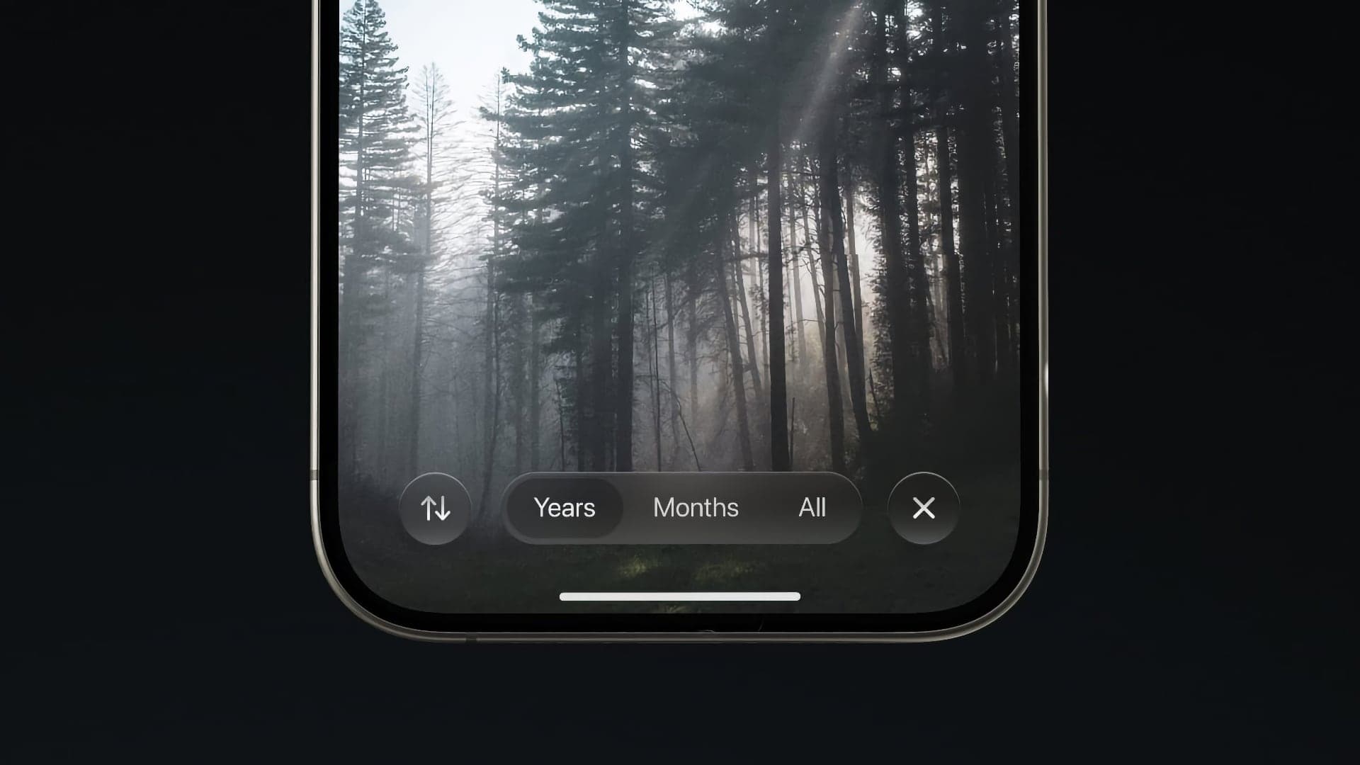 Koncept iOS s Liquid Glass | Zdroj: Sebastiaan de With