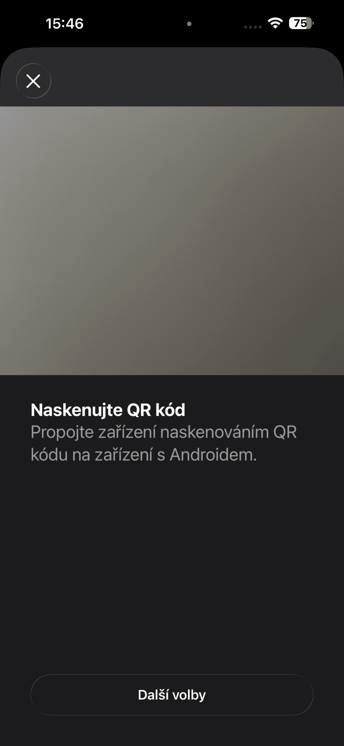 Skenování QR kódu pro přenos dat | Zdroj: Tomáš Rajnoch