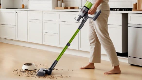 Bezdrátový vysavač SmartAI V6 vám uklidí na jedno nabití. Aktuálně je v 44% akci