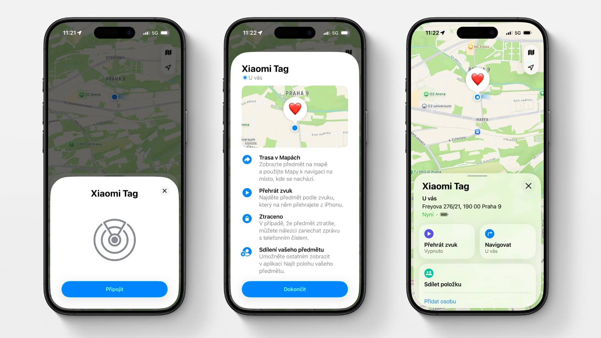 Xiaomi Tag v aplikaci Apple Find My | Zdroj: Luboš Srb
