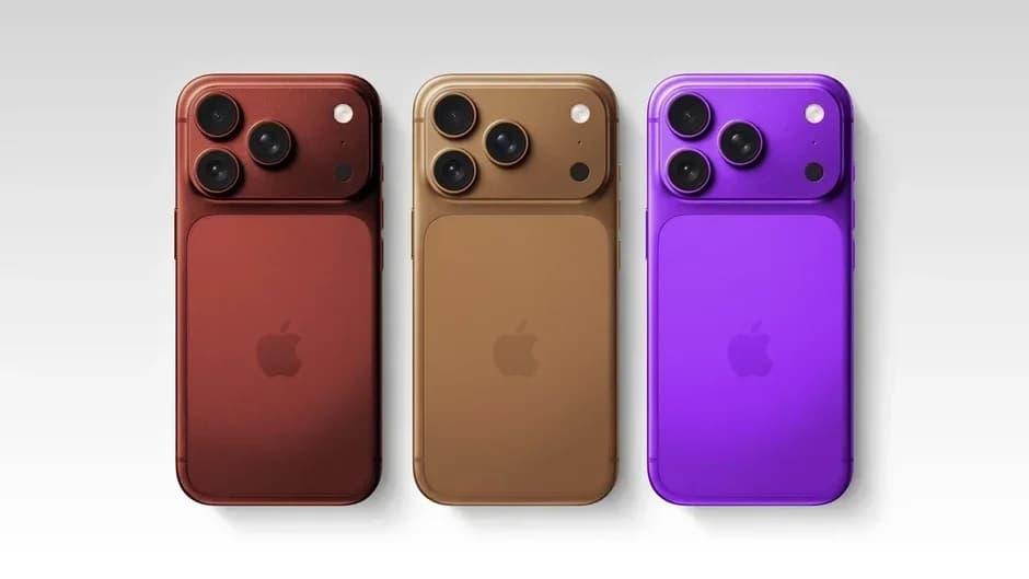 iPhone 18 Pro a jeho možné barevné varianty | Zdroj: MacRumors 
