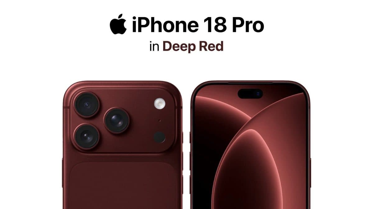 Apple iPhone 18 Pro (Max) Deep Red | Zdroj: Weibo