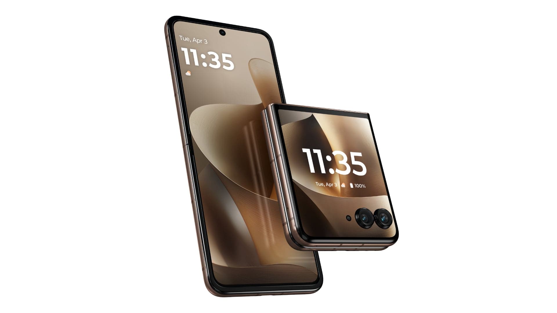 Motorola Razr 70 Ultra, Pantone Cocoa Wood | Zdroj: Motorola