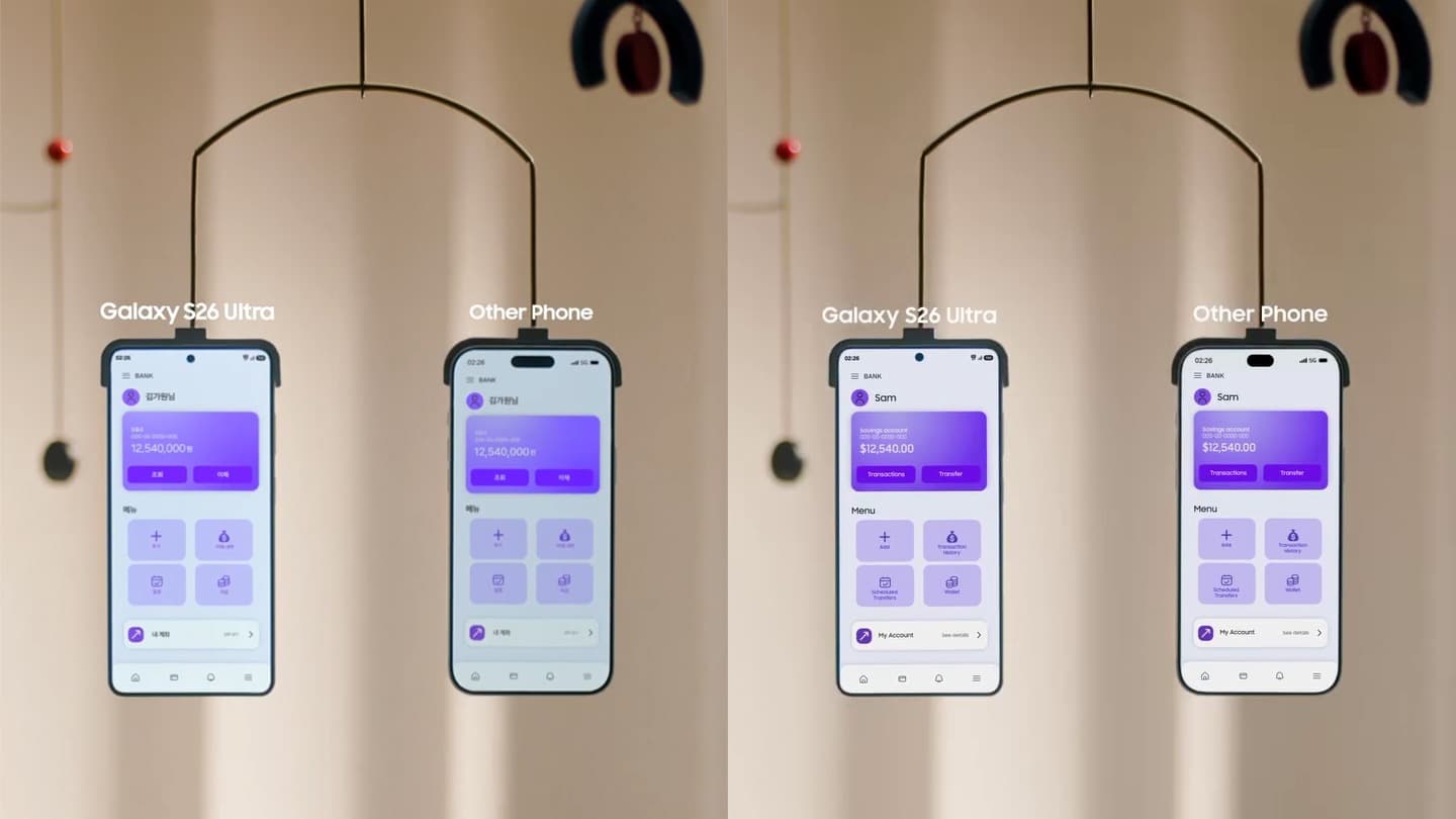 Je telefon úplně vpravo iPhone 18 Pro Max? | Zdroj: Samsung