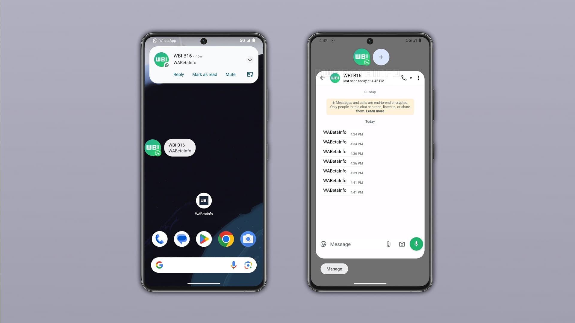 Bubliny ve WhatsAppu | Zdroj: WABetainfo