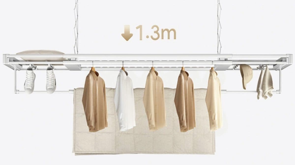 Chytrý sušák Xiaomi Mijia Smart Clothes Drying Rack 3 | Zdroj: Xiaomi